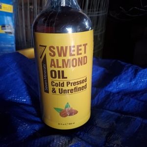 New bottle of sweet almond oil